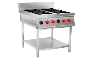4 burner cooking range