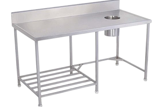 Chute Table - Commercial Kitchen Equipment by Kalam Kitchen Equipments
