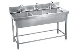 Three Sink Unit
