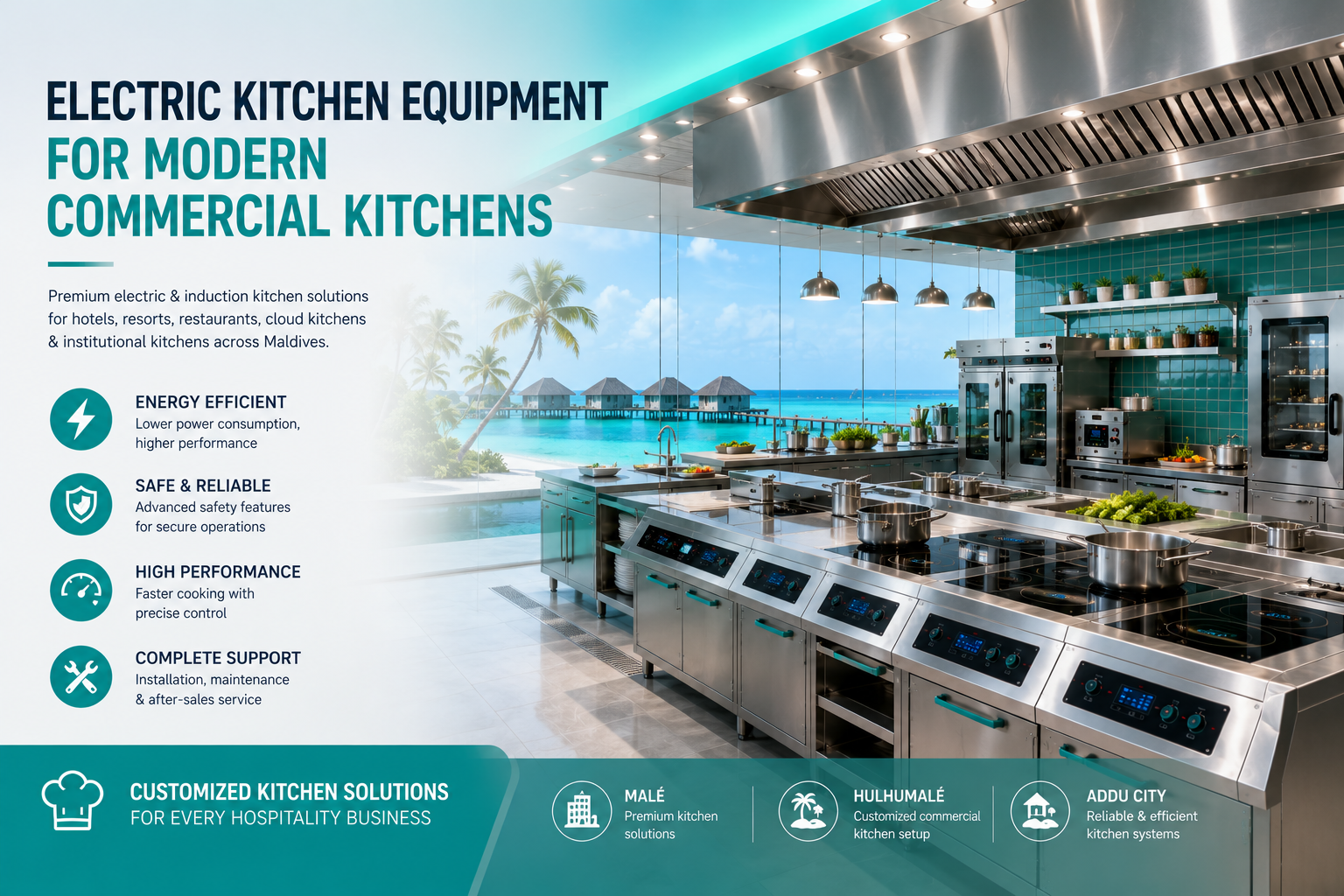 Premium Commercial Kitchen Equipment Maldives