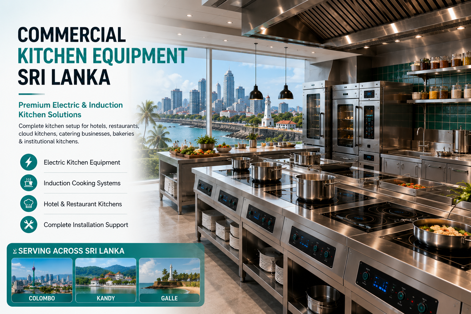 Premium Commercial Kitchen Equipment Sri Lanka